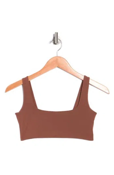Florence By Mills Square Neck Bralette In Brown