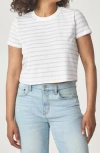 Florence By Mills Stripe Core T-shirt In White