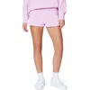 Florence By Mills Sweat Shorts In Washed Millie Lavender