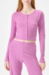 Florence By Mills Sweet Classic Cardigan In Purple