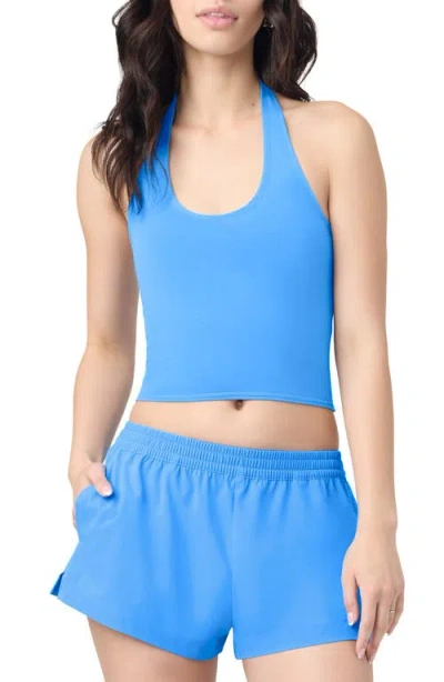 Florence By Mills Terry Halter Crop Top In Regatta