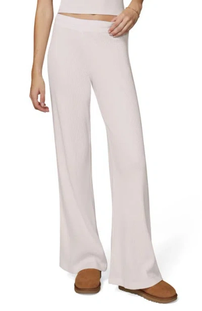Florence By Mills Thermal Wide Leg Pants In Jet Stream