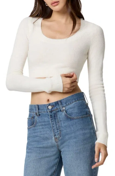 Florence By Mills Tie Back Crop Jumper In Neutral