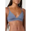 Florence By Mills Triangle Bralette In Blue
