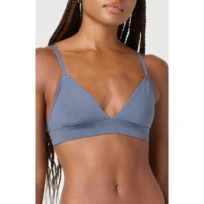 Florence By Mills Triangle Bralette In Blue