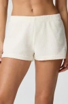 Florence By Mills Ultrasoft Shortie Shorts In White