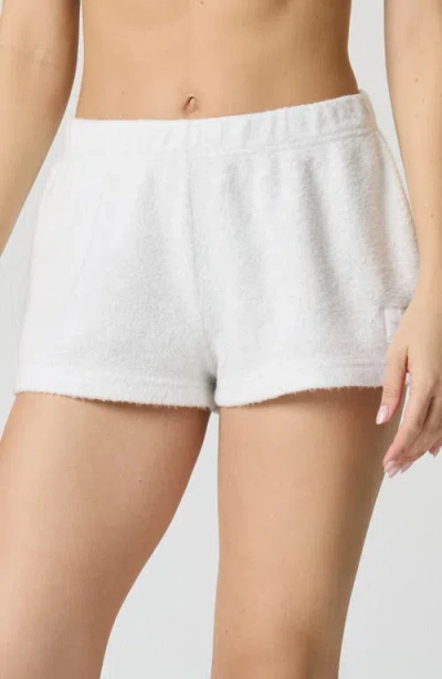 Florence By Mills Ultrasoft Shortie Shorts In White
