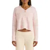 Florence By Mills V-neck Crop Sweater In Ballerina