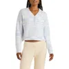 Florence By Mills V-neck Crop Sweater In Halogen Blue