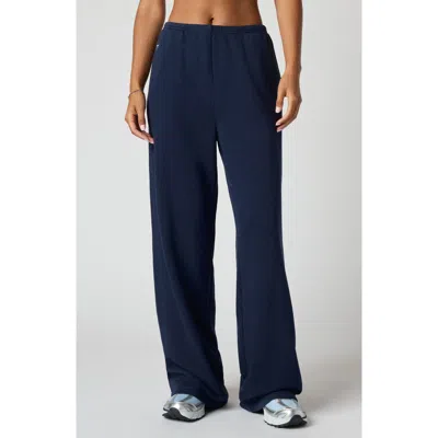 Florence By Mills Wide Leg Sweatpants In Navy