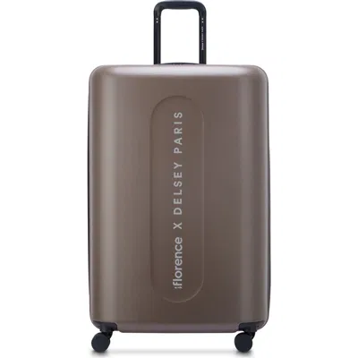 Florence By Mills X Delsey Paris Catch Flights Expandable 29" Large Spinner In Brown