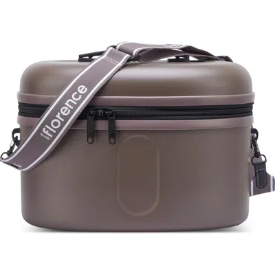 Florence By Mills X Delsey Paris Glow Getter Beauty Case In Brown