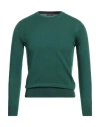 Florence Cashmere Man Sweater Emerald Green Size 36 Wool, Cashmere, Silk, Nylon