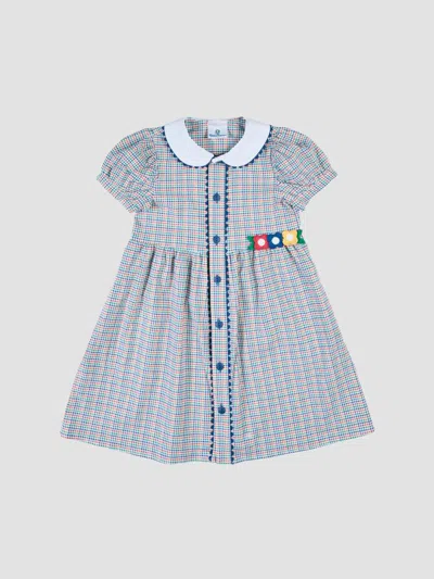 Florence Eiseman Baby Girl's & Little Girl's Gingham Button-front Dress In White Multi