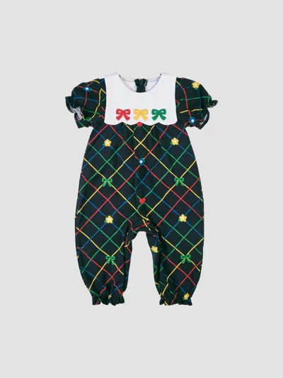 Florence Eiseman Baby Girl's Ribbon Plaid Bubble Coveralls In Multi