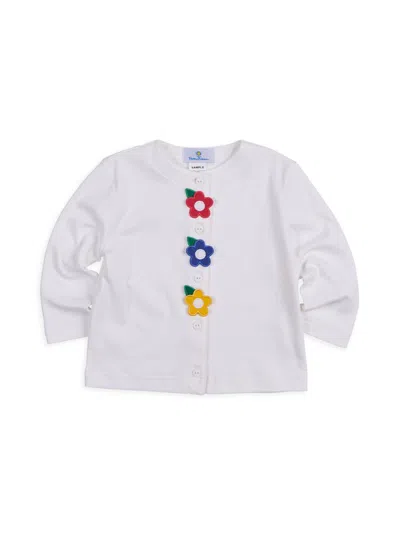 Florence Eiseman Baby Girl's, Little Girl's & Girl's Flower Knit Cardigan In White