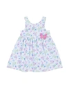Florence Eiseman Butterfly Print Dress With Butterfly In Blue