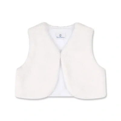 Florence Eiseman Kids'  Faux Fur Vest In Yellow