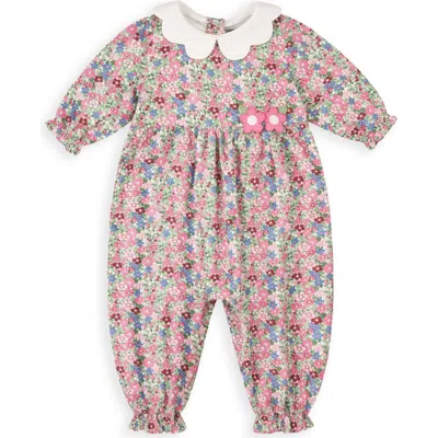 Florence Eiseman Babies'  Floral Knit Longall With Flowers In Multi