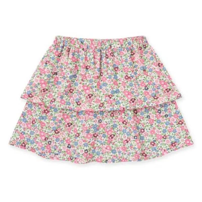 Florence Eiseman Kids'  Floral Knit Skirt In Multi