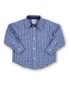 Florence Eiseman Gingham Button Down Shirt In Blue