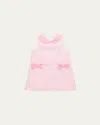 Florence Eiseman Girl's Houndstooth Dress With Bow Pockets