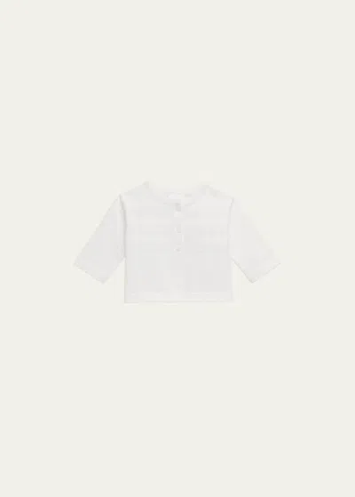 Florence Eiseman Kids' Girl's Textured Cardigan In White