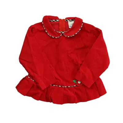 Florence Eiseman Kids' Girls Red Blouse