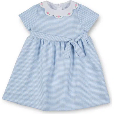 Florence Eiseman Kids'  Houndstooth Dress With Hearts In Multi