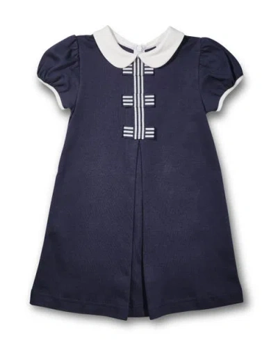 FLORENCE EISEMAN FLORENCE EISEMAN KNIT DRESS WITH STRIPE RIBBON BOWS