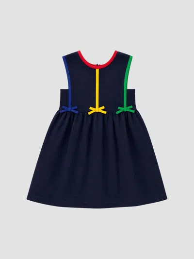 Florence Eiseman Little Girl's & Girl's Knit Cotton Dress In Navy