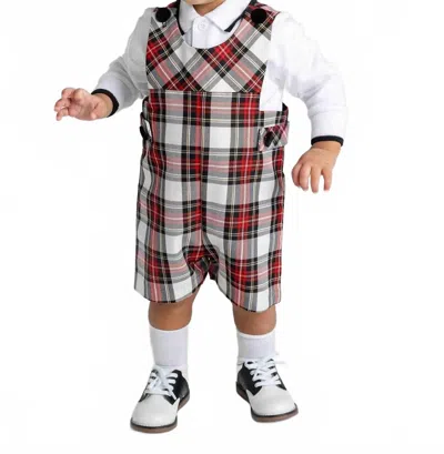 Florence Eiseman Kids' Long Sleeve Polo With Tipping In White/black In Multi