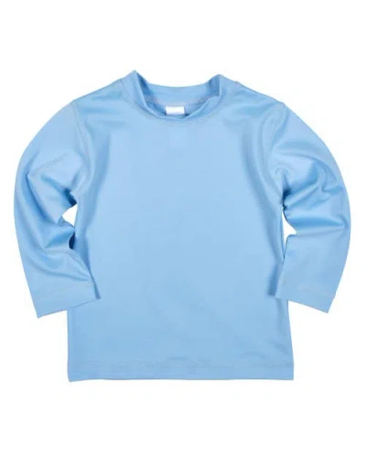 Florence Eiseman Kids'  Long Sleeve Rashguard In Blue