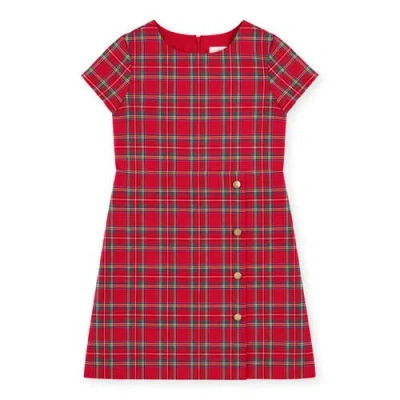 Florence Eiseman Kids'  Plaid Dress With Buttons In Red