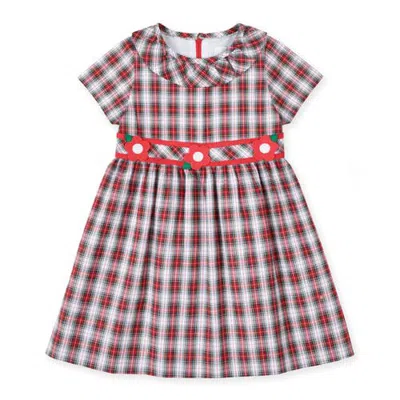 Florence Eiseman Babies'  Plaid Dress With Neck Ruffle In Multi
