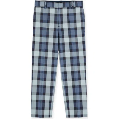 Florence Eiseman Kids'  Plaid Pant In Blue