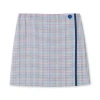 Florence Eiseman Plaid Skort In Blue