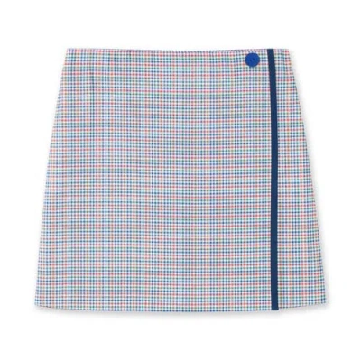 Florence Eiseman Kids'  Plaid Skort In Blue