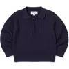 Florence Eiseman Polo Cable Sweater In Multi