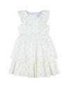 Florence Eiseman Printed Floral Dress With Ruffles