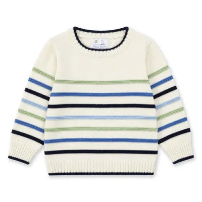 Florence Eiseman Kids'  Sweater With Raised Stripes In Neutral