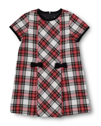 Florence Eiseman Kids'  Tartan Plaid Dress With Bows In Multi