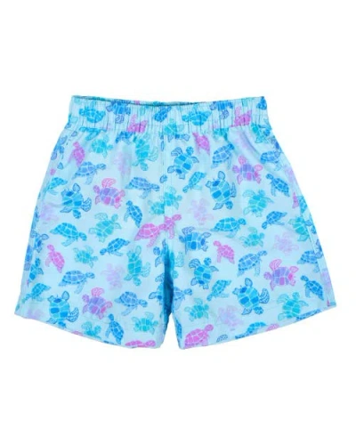 Florence Eiseman Babies'  Turtle Print Swim Trunk In Multi