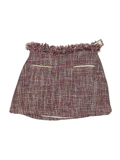 Pre-owned Florence Fancy Kids' Skirt In Burgundy