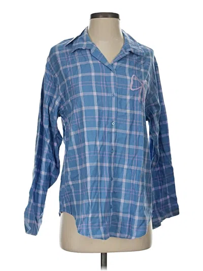 Florence Long Sleeve Button Down Shirt In Blue