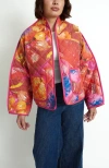 Florencia Davalos Marcia Reversible Jacket In Multi