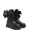 Florens Bow-detail Boots In Black