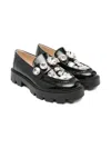 Florens Crystal-embellished Loafers In Black