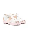 Florens Glitter-embellished Sandals In Pink