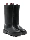 Florens Lug-sole Boots In Black